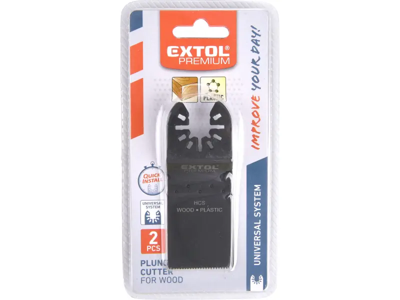 listy pilové zanořovací na dřevo 2ks, 34mm, HCS