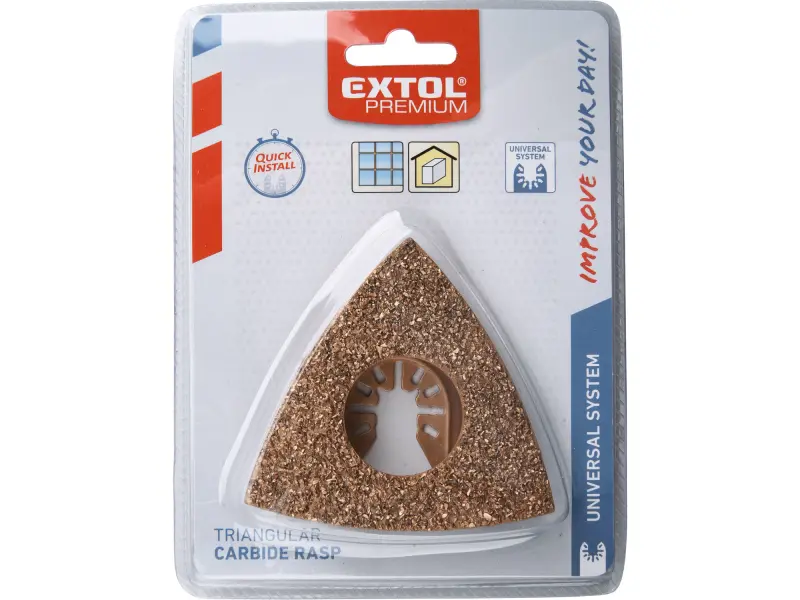 rašple trojúhelníková, 78mm, karbid, tvrdokov