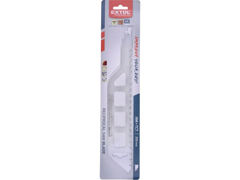 plátek do pily ocasky s SK zuby, 305x50x1,5mm