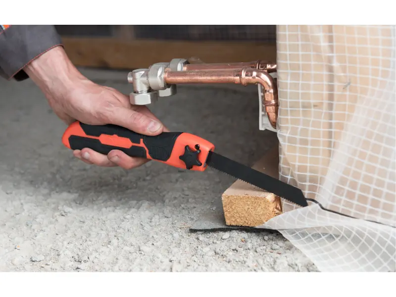 pila na dřevo a kov víceúčelová, se 2ks plátků 150mm