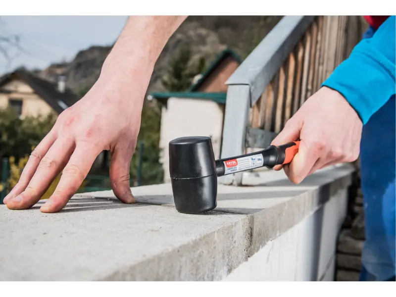 palička pryžová černá, průměr 50mm