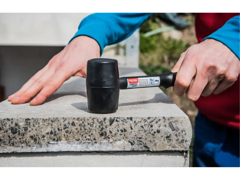 palička pryžová černá, průměr 50mm