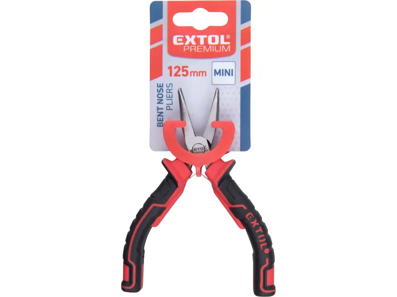 kleště půlkulaté zahnuté mini, 125mm