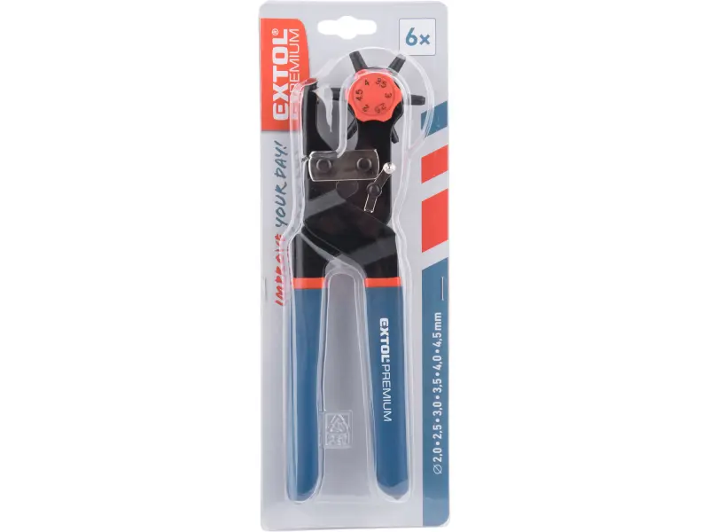 kleště děrovací kovové, 2-4,5mm