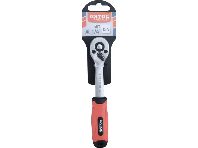 ráčna tvarovaná, 45 zubů, 1/4