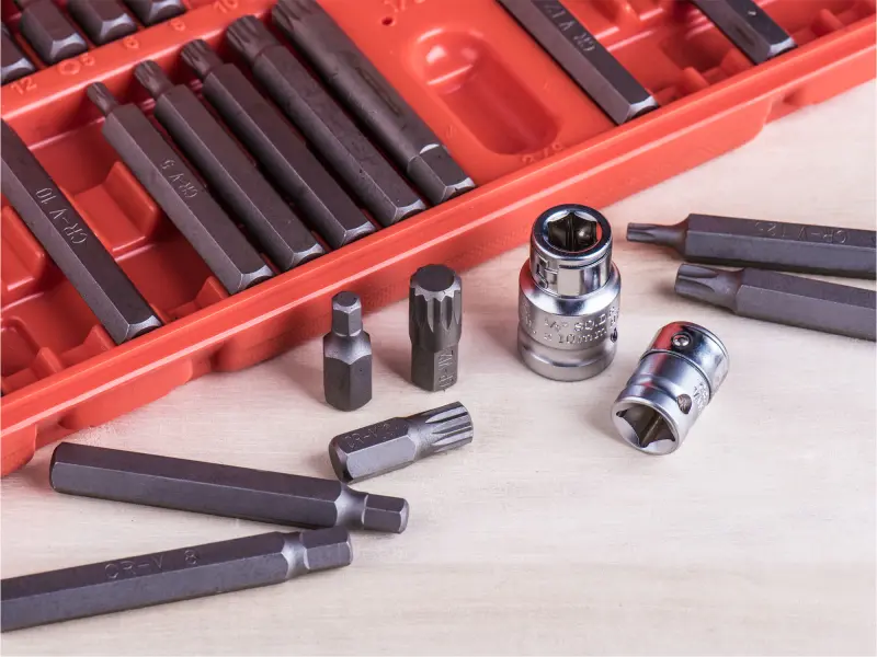 hroty IMBUS-TORX-XZN, sada PROFI 40ks, pro ráčny 3/8