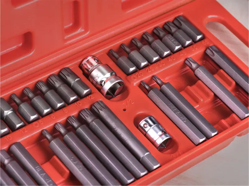 hroty IMBUS-TORX-XZN, sada PROFI 40ks, pro ráčny 3/8