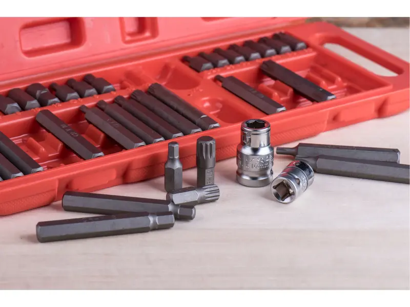 hroty IMBUS-TORX-XZN, sada PROFI 40ks, pro ráčny 3/8