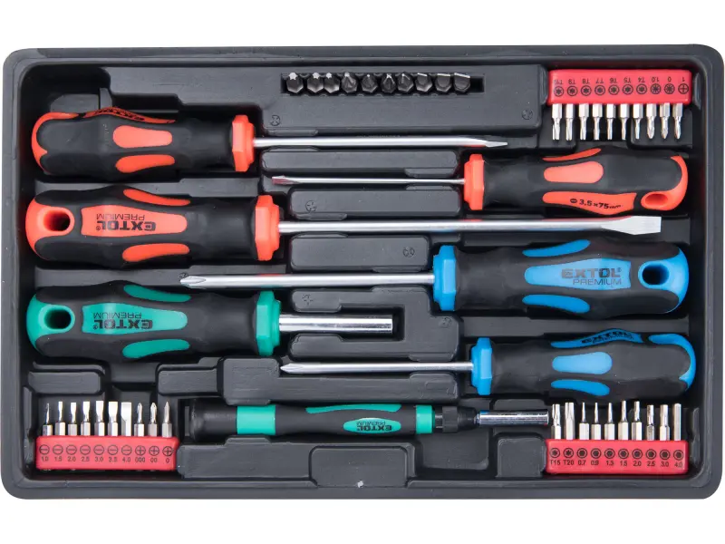 šroubováky a hroty sada 47ks, 1/4