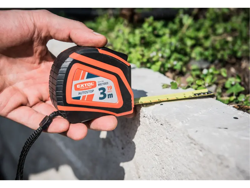 metr svinovací, 3m, 3m, š. pásku 19mm