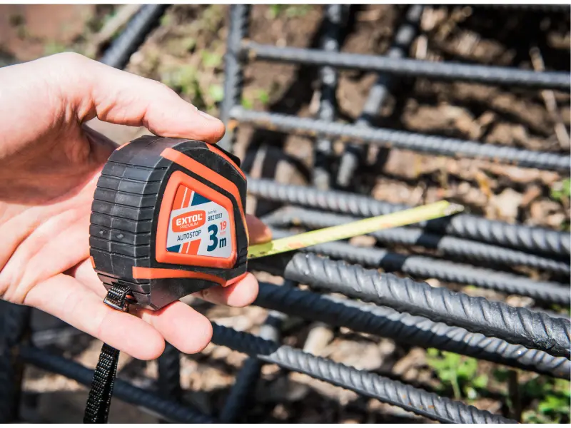 metr svinovací, 3m, 3m, š. pásku 19mm