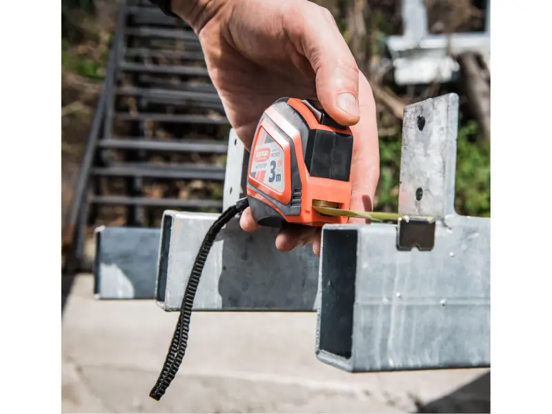 metr svinovací, 3m, 3m, š. pásku 19mm