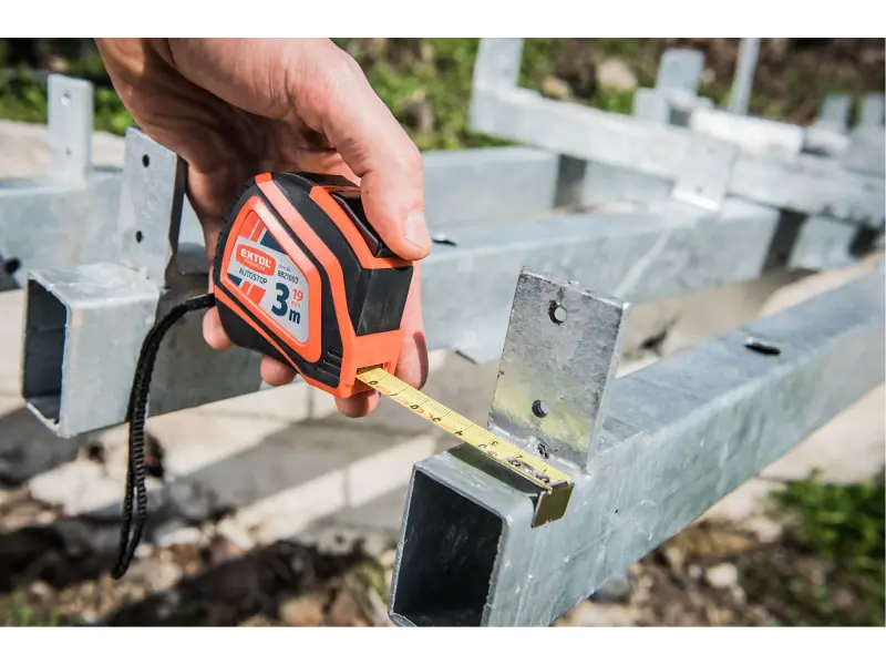 metr svinovací, 3m, 3m, š. pásku 19mm