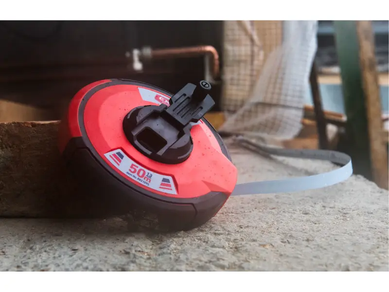 pásmo ocelové, 50m,š. pásku 13mm