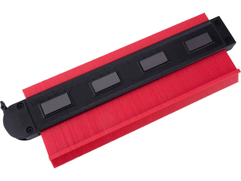 šablona obrysová uzamykací, 256mm,s magnety