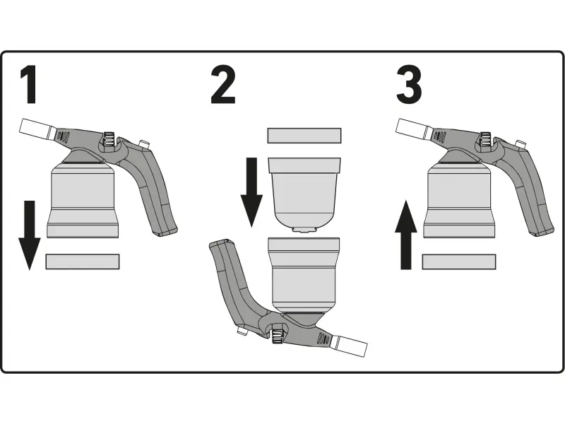hořák s piezo zapalováním na propichovací kartuše