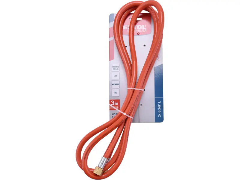 hadice plynová 3m, závit G3/8