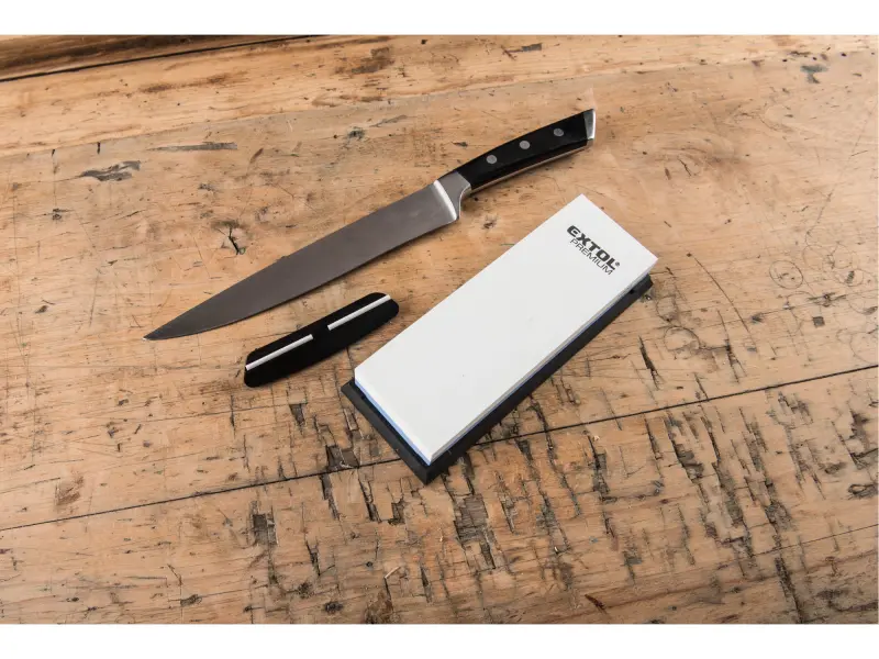 brusný kámen na nože oboustranný/kombinovaný, F400/F1000, 180x60x28mm