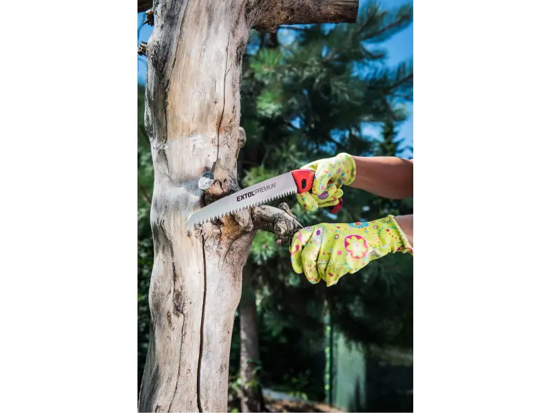 rukavice zahradní nylonové polomáčené v nitrilu, velikost 8