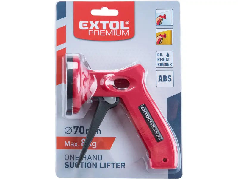 přísavka pistolová plastová, O 70mm