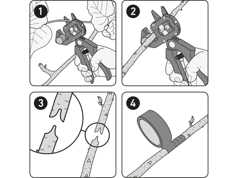 nůžky roubovací, 215mm, SK5