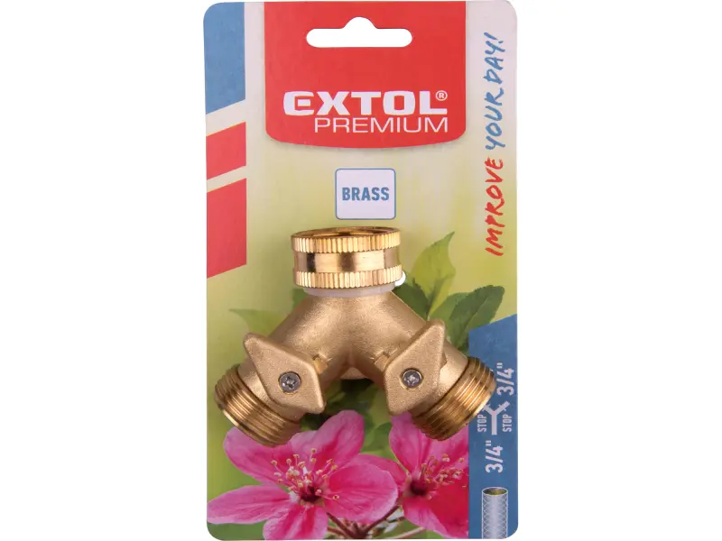 rozdvojka s ventilem, 3/4