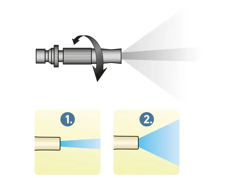 postřikovač-tryska, 2funkční, MOSAZ