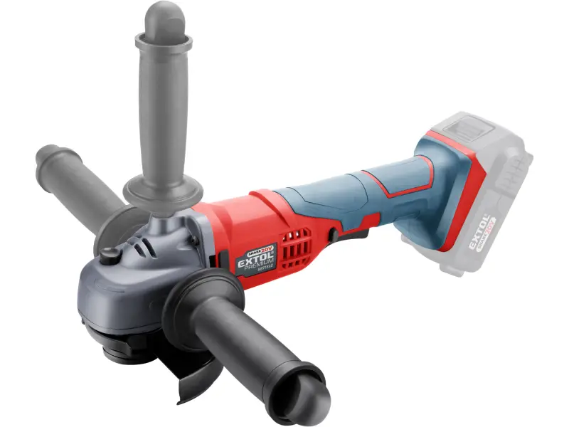 bruska úhlová aku SHARE20V, 115mm, 20V Li-ion, bez baterie a nabíječky