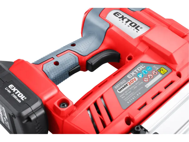 hřebíkovačka/sponkovačka aku SHARE20V, 20V Li-ion, 2Ah