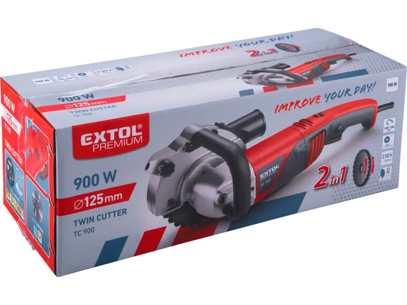 pila dvoukotoučová, 125mm, 900W