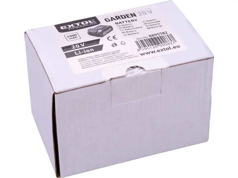 baterie akumulátorová GARDEN20V, 20V Li-ion, 4000mAh