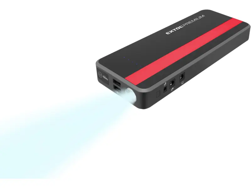 jump startér, 700A, pro naftové a benzínové motory, powerbanka 5V, 19V