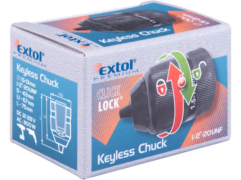 hlava rychloupínací sklíčidlová, 1,5-13mm 8898006