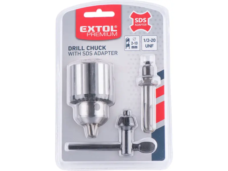 SDS-Plus redukce + hlava na vrtačku, 2-13mm