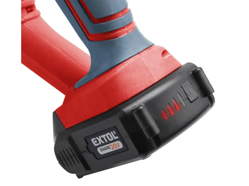 sada aku nářadí SHARE20V v tašce, 7ks - vrtačka, úhlová bruska, ocaska, excentrická bruska, 2x baterie, nabíječka