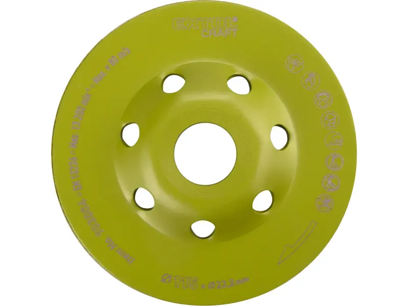 kotouč diamantový brusný lamelový, O 115x22,2mm