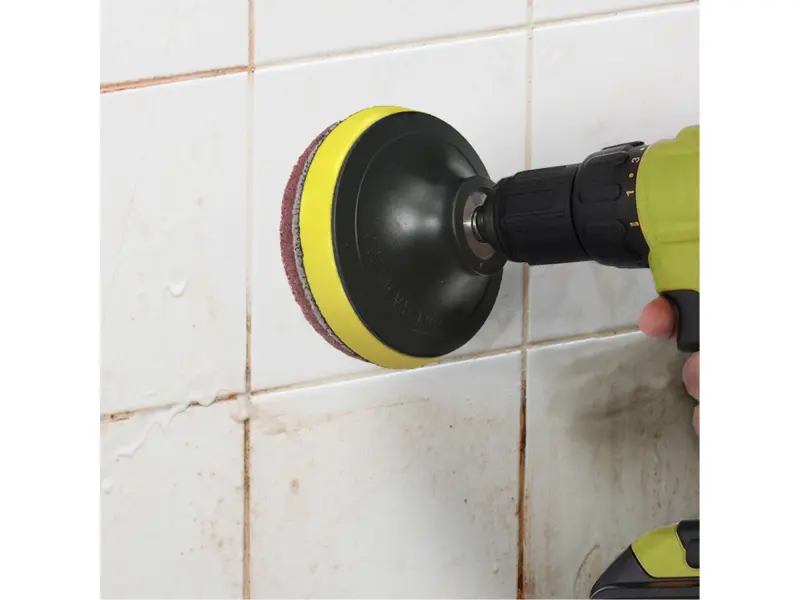 sada čistících/leštících výseků na vrtačku 10ks, průměr 100mm, 3x3druhy