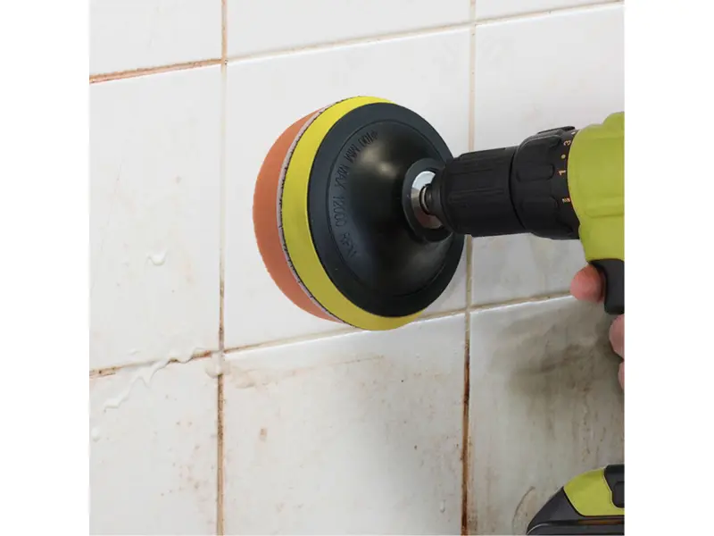 sada čistících/leštících výseků na vrtačku 10ks, průměr 100mm, 3x3druhy