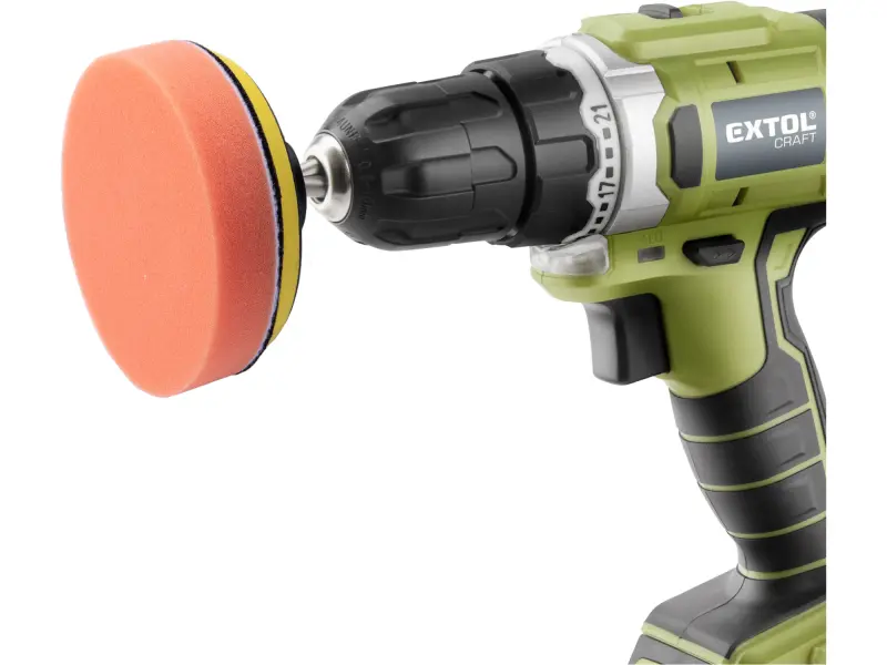 sada čistících/leštících výseků na vrtačku 10ks, průměr 100mm, 3x3druhy