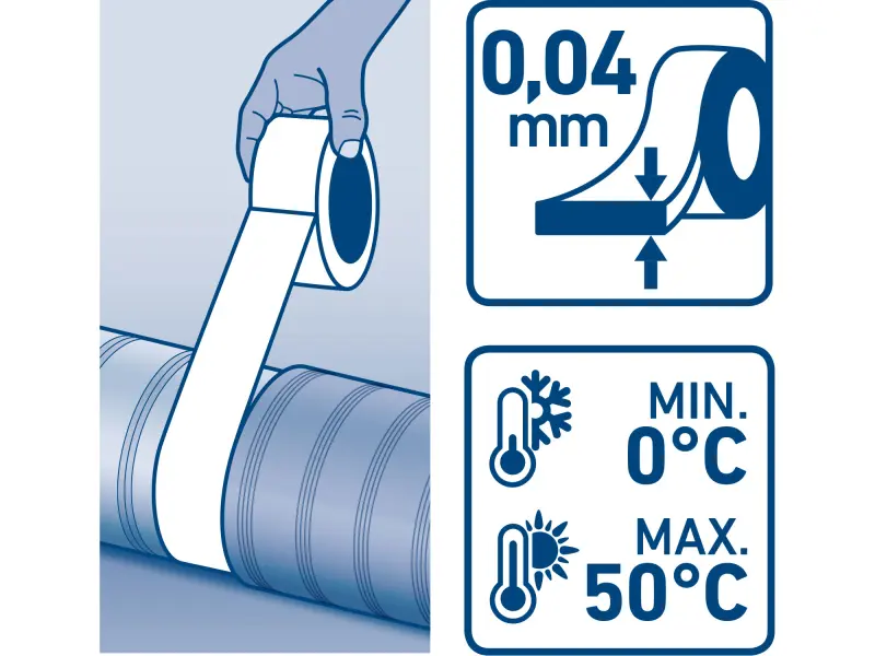 páska lepící ALU, hliníková,, 100mm x 10m x 0,04mm