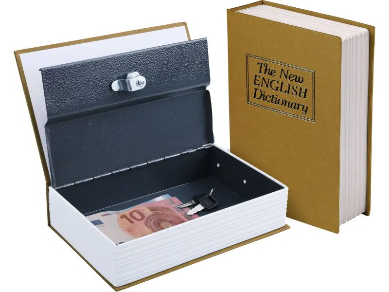 schránka bezpečnostní - knížka, 245x155x55mm