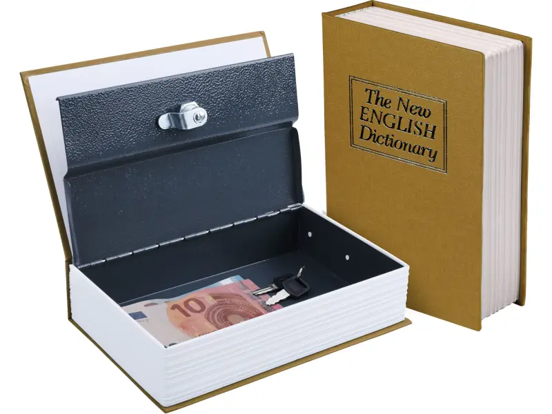 schránka bezpečnostní - knížka, 270x200x65mm