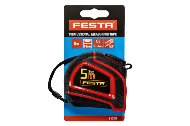 Metr svinovací FESTA 5mx19mm, nylon