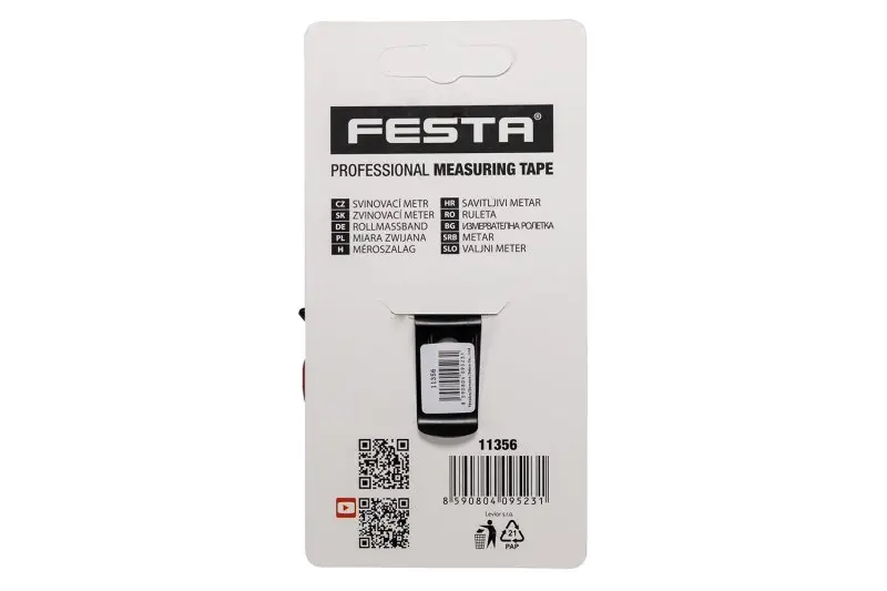 Metr svinovací FESTA 5mx25mm