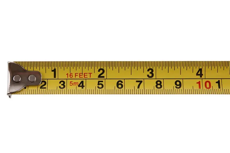 Metr svinovací 5mx19mm páska:cm/inch