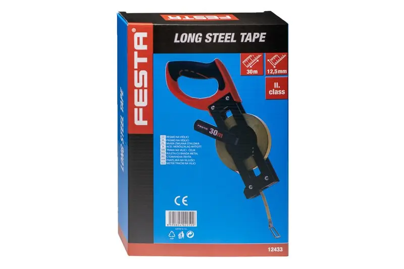 Pásmo na vidlici FESTA 30mx12.5mm ocel