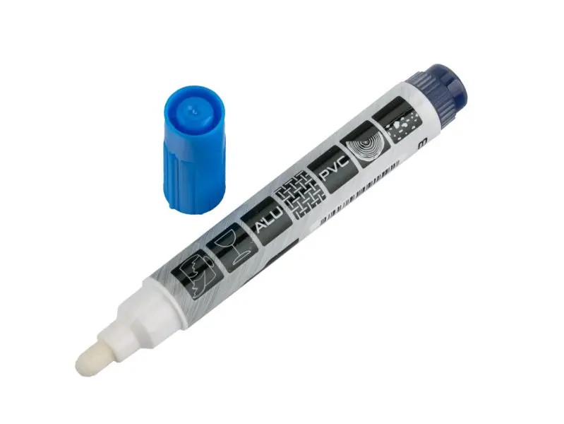 Značkovač permanentní modrý 144mm extra silný hrot 6.5mm