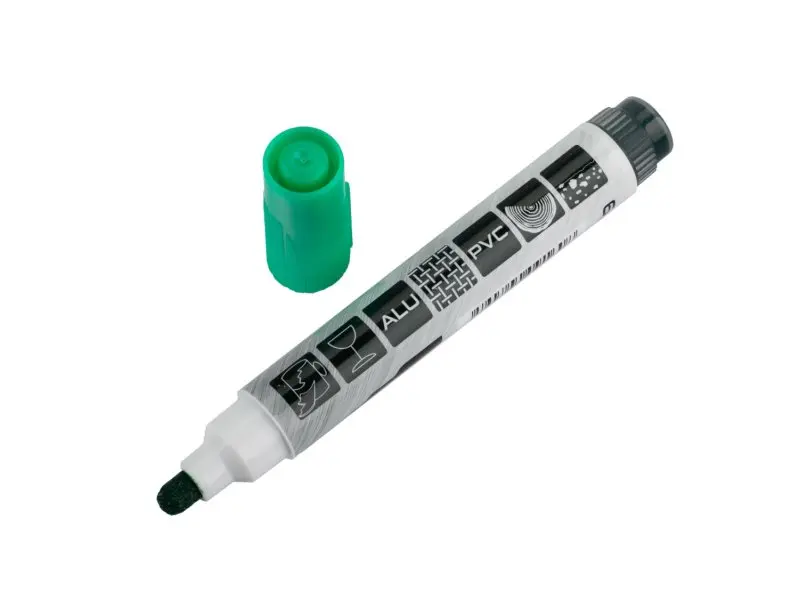 Značkovač permanentní 144mm zelený extra silný hrot 6.5mm