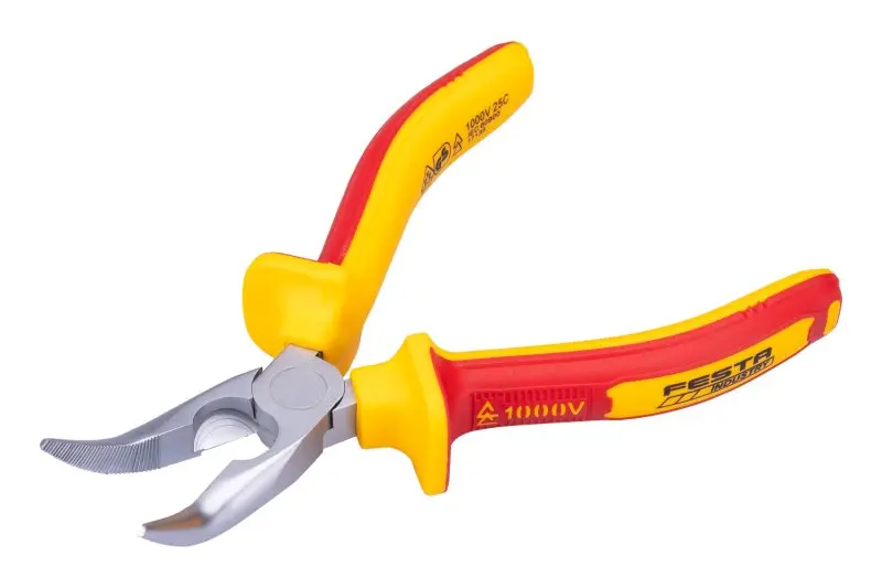 Kleště VDE radiové zahnuté FESTA INDUSTRY 160mm