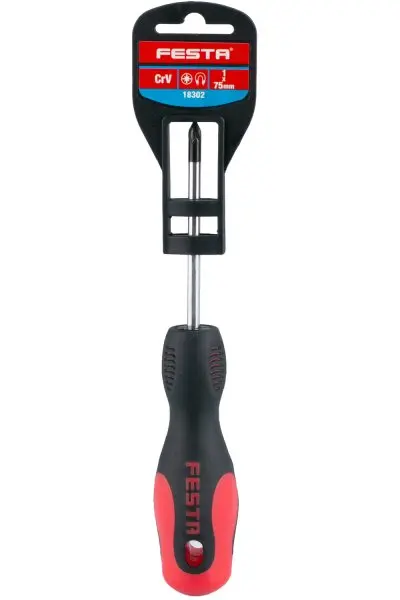 Šroubovák křížový FESTA CrV PZ 1x75mm